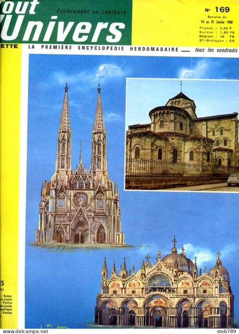 Tout L'univers 1967 N° 169 Amiens , Ours Blanc , Villes Finlande ,  Anglais à Crécy Azincourt , Dérivés Charbon Petrole - Informations Générales