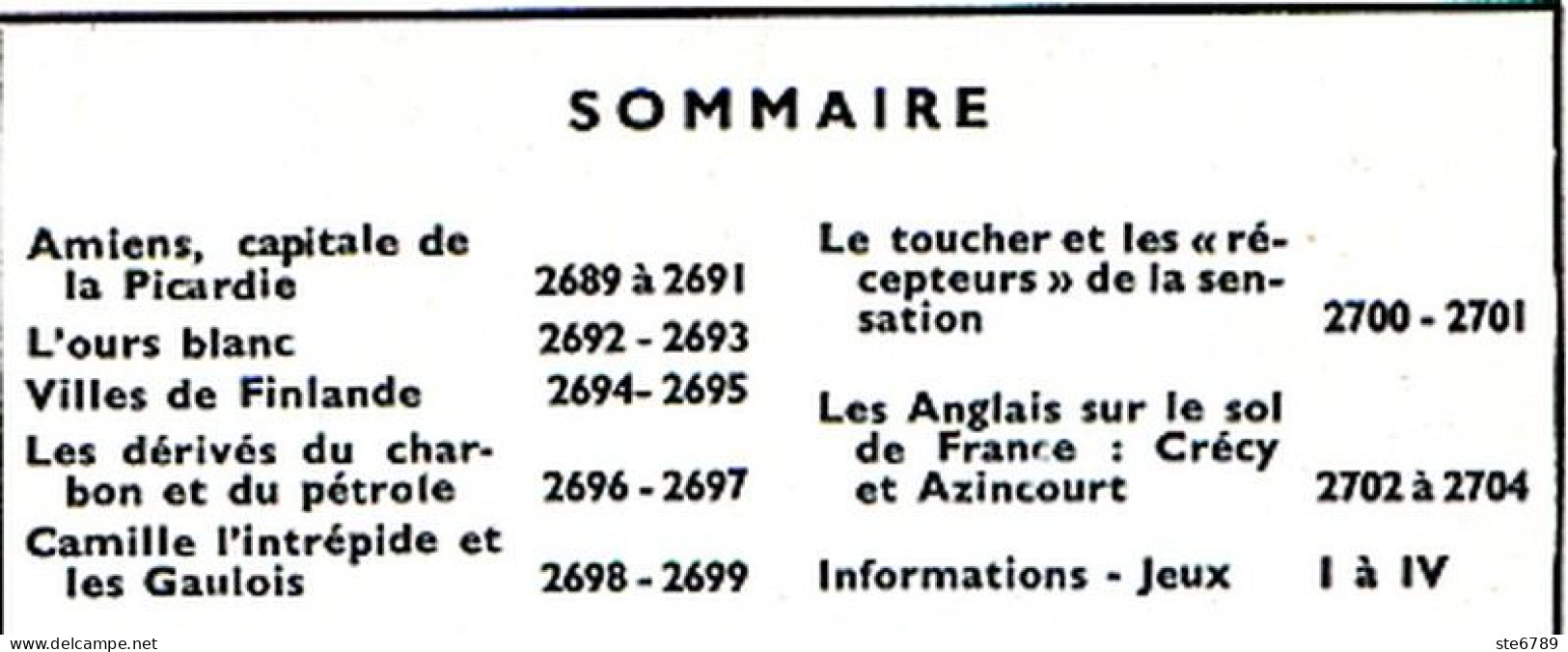 Tout L'univers 1967 N° 169 Amiens , Ours Blanc , Villes Finlande ,  Anglais à Crécy Azincourt , Dérivés Charbon Petrole - Informaciones Generales