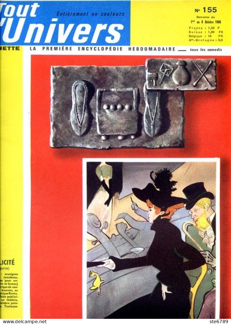 Tout L'univers 1966 N° 155 Fossiles Vivants , Vie Champs Moyen Age , Paturages , Congo Ex Belge , - Informations Générales