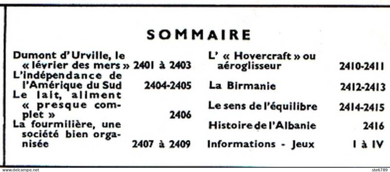 Tout L'univers 1966 N° 151 Dumont D'Urville , Indépendance Amérique Sud , Le Lait , Hovercraft , Birmanie , Albani - Informations Générales
