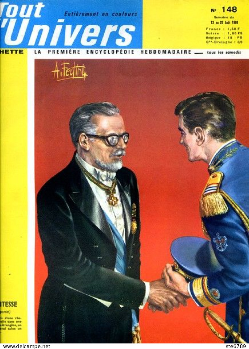 Tout L'univers 1966 N° 148 Yougoslavie Villes , Soeurs Brontë , Dauphins , Culture Blé , Centre Economique Moyen Age - Informations Générales