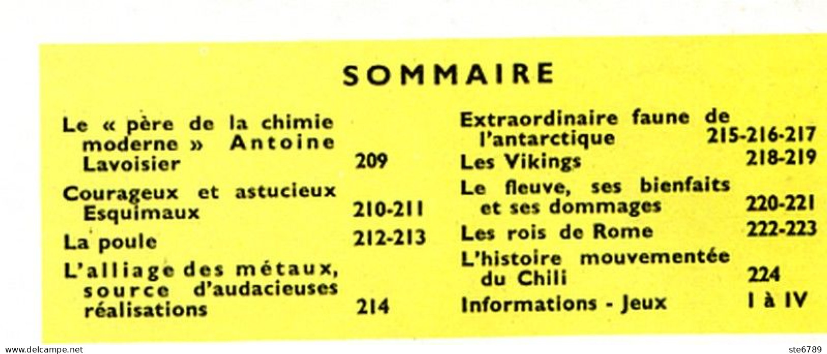 Tout L'univers 1964 N° 14 Antoine Lavoisier , Les Esquimaux , Vikings , Rois De Rome , Histoire Du Chili , - Informaciones Generales