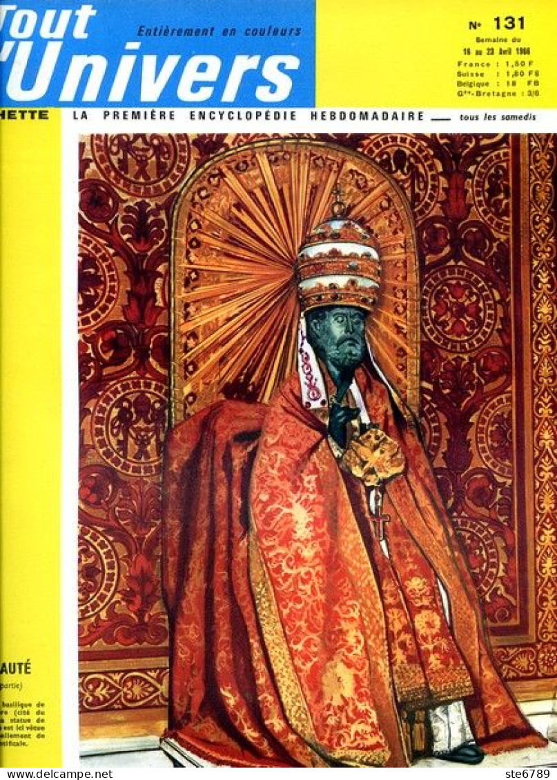 Tout L'univers 1966 N° 131 Le Nigéria , Albanie , Macbeth Roi , Vie Bretagne Temps D Romains , Odorat , Plantes Grimpant - Informaciones Generales