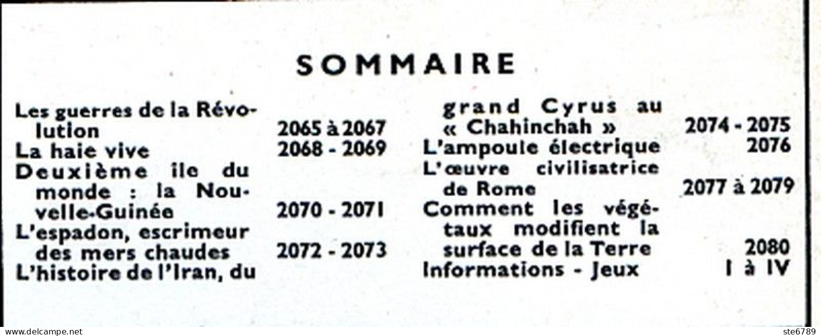 Tout L'univers 1966 N° 130 Guerre Révolution , Nouvelle Guinée , L'espadon ,  Histoire Iran , L'ampoule Elec - Informaciones Generales