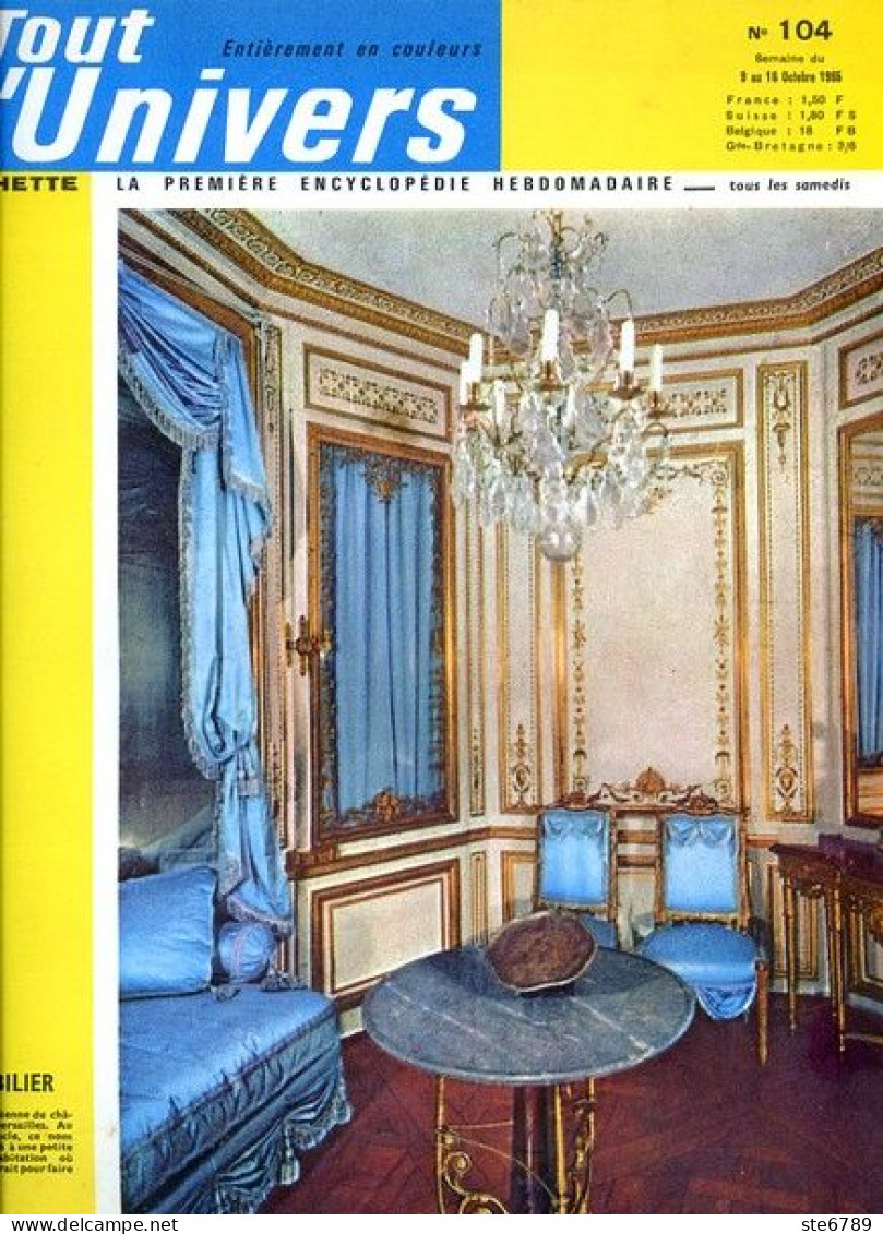 Tout L'univers 1965 N° 104 Corsaires Boucaniers , Le Lion , Chine Histoire , Bataille D'Hastings , Frédéric Mistra - Informations Générales