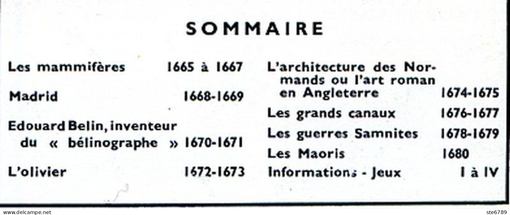 Tout L'univers 1965 N° 105 Les Mammifères , Madrid , Edouard Belin , L'olivier , Grands Canaux , Maoris , Guerres - Informations Générales