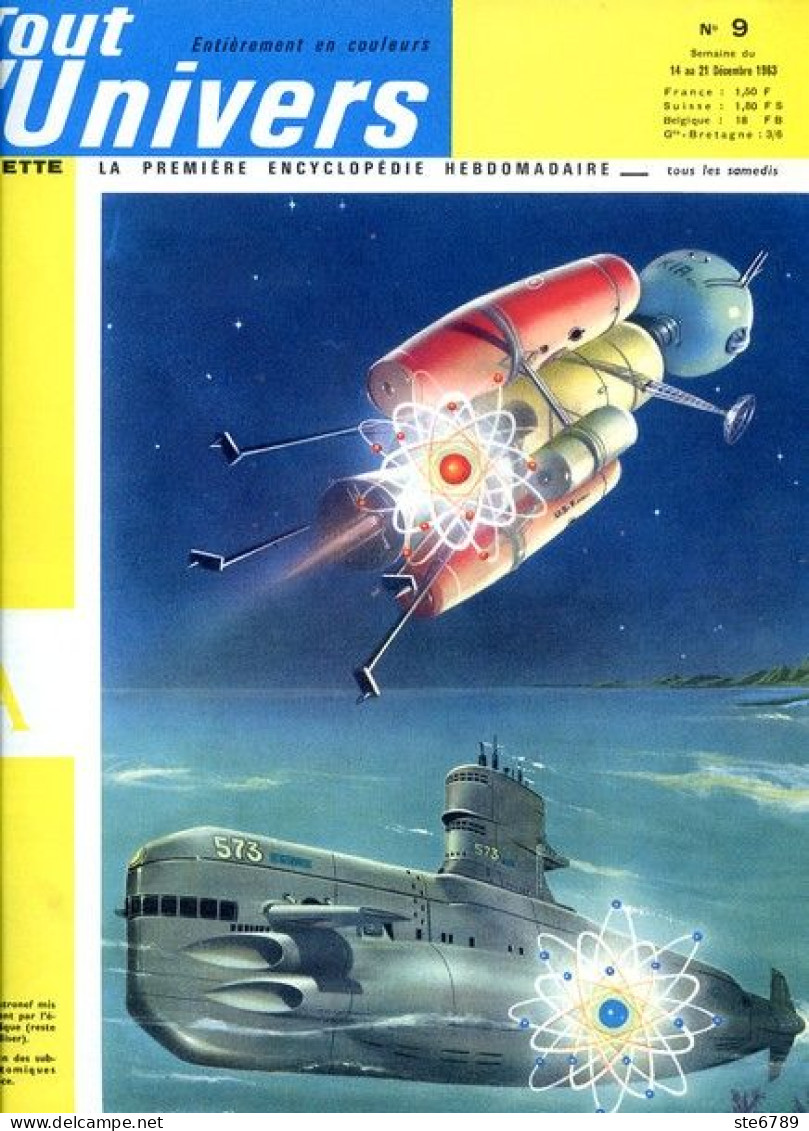 Tout L'univers 1963 N° 9 Léonard De Vinci , Neiges éternelles , Chateaux Touraine Anjou , La Brebis , Philippe Auguste - Informations Générales