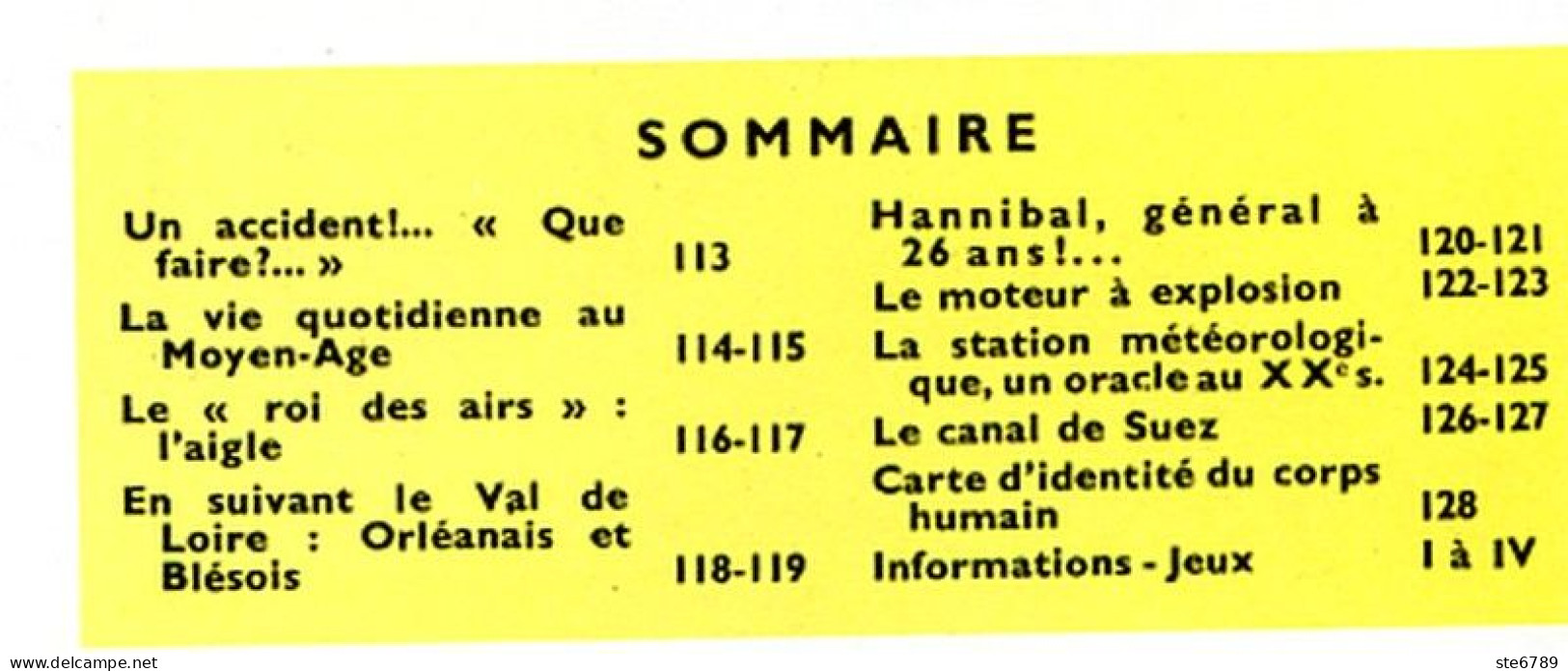 Tout L'univers 1963 N° 8 Atome , Vie Quotidienne Moyen Age , L' Aigle , Orléanais Et Blésois , Hannibal , Canal De - Allgemeine Literatur