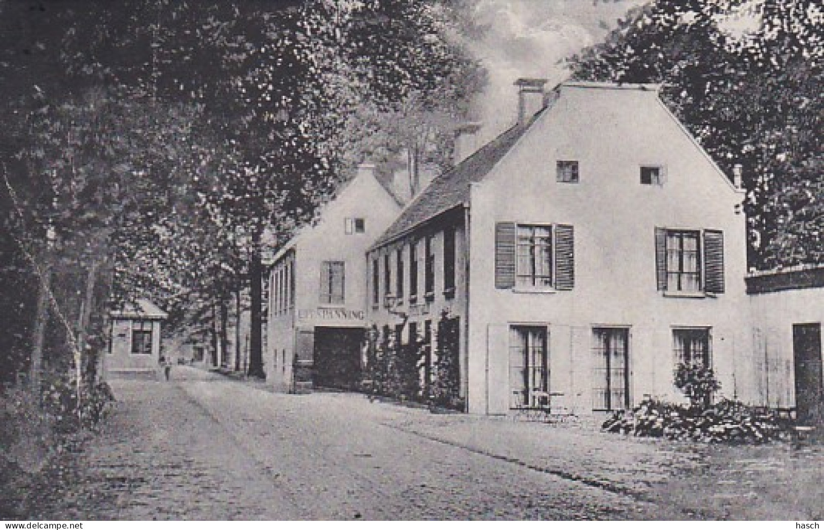 237862Baarn, Hotel Groeneveld 1924 (linkerkant Een Beschadiging) - Baarn