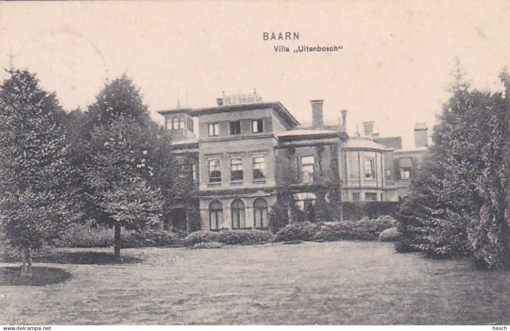 237861Baarn, Villa ,,Uitenbosch’’ (Poststempel 1912) - Baarn