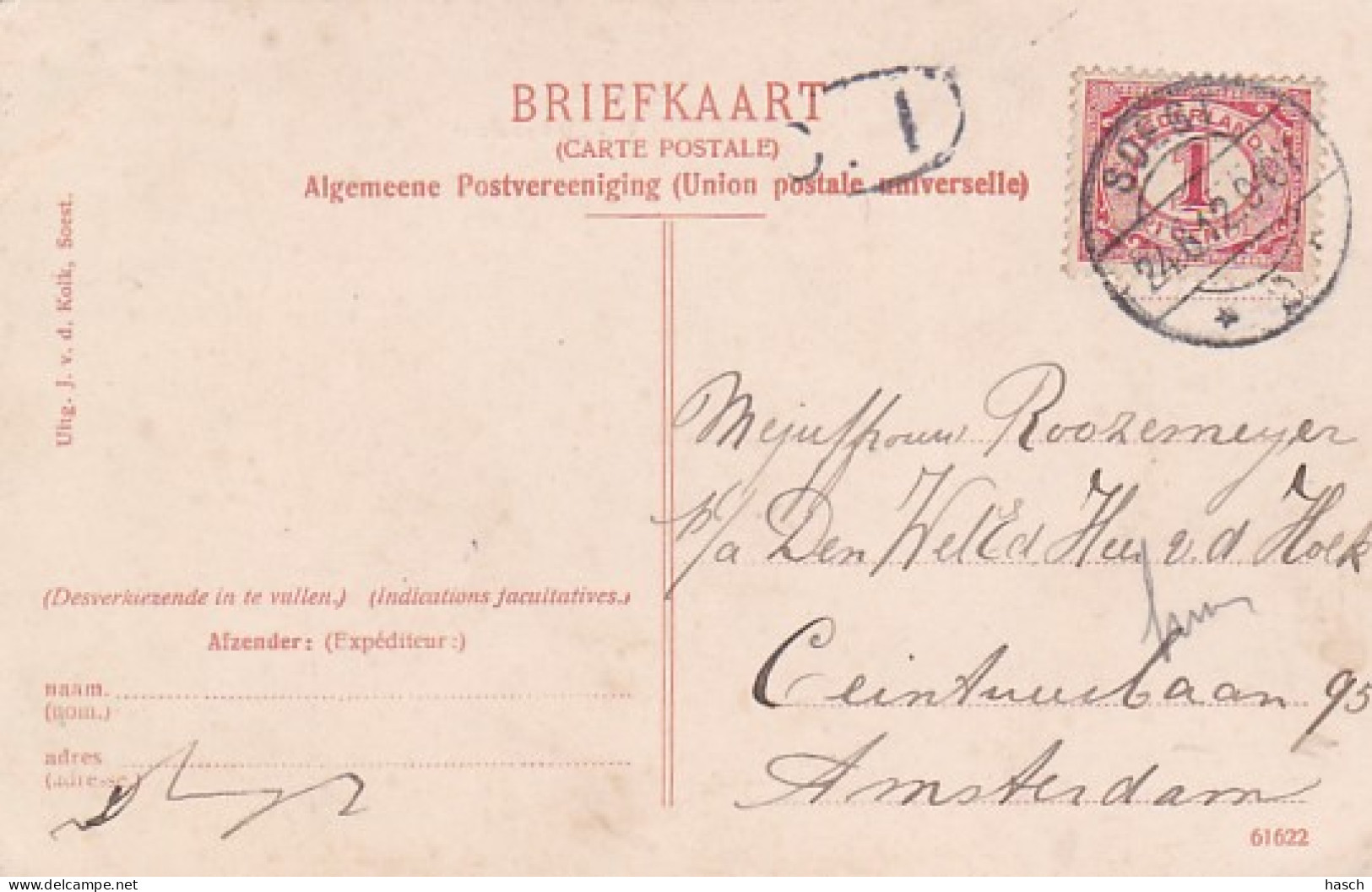 237861Baarn, Villa ,,Uitenbosch’’ (Poststempel 1912) - Baarn