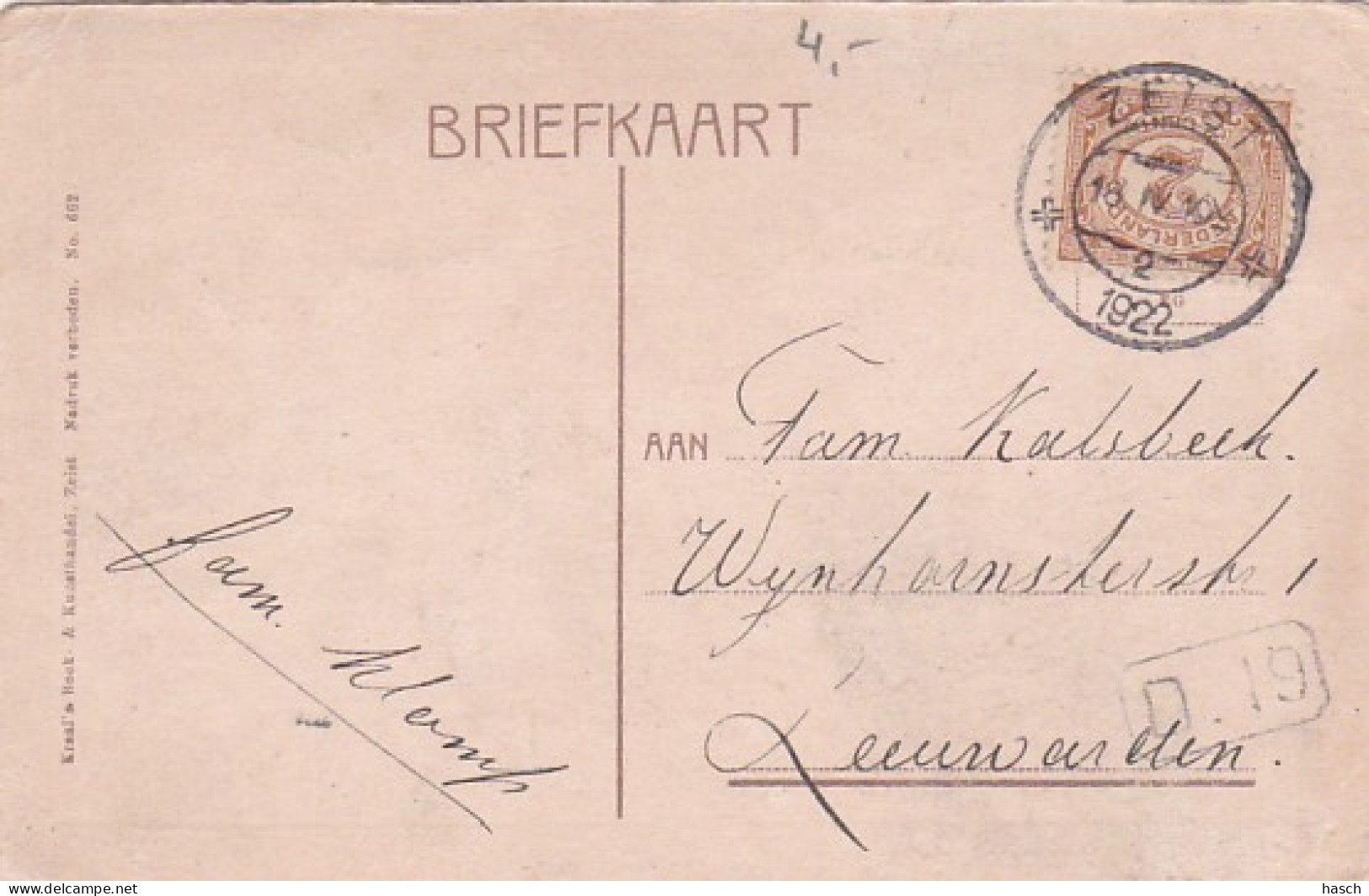 237867Zeist, Prins Hendriklaan 1922 (zie Hoeken) - Zeist