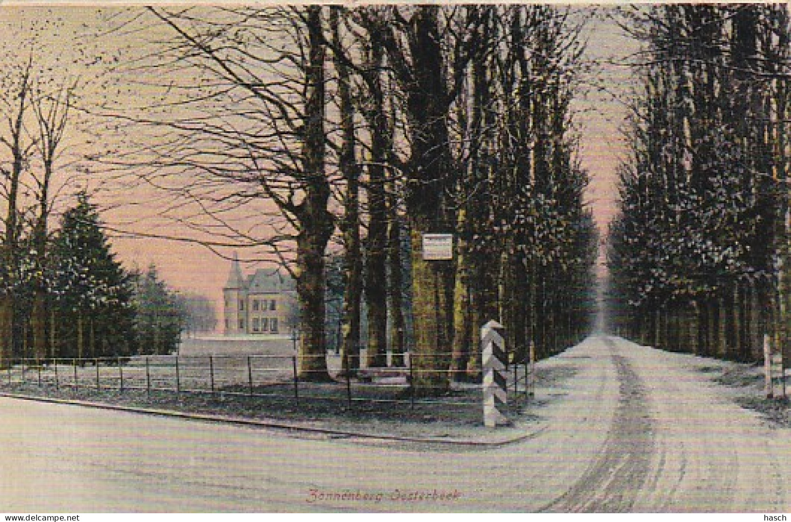 2389150Oosterbeek, Zonnenberg In De Sneeuw 1908 - Oosterbeek