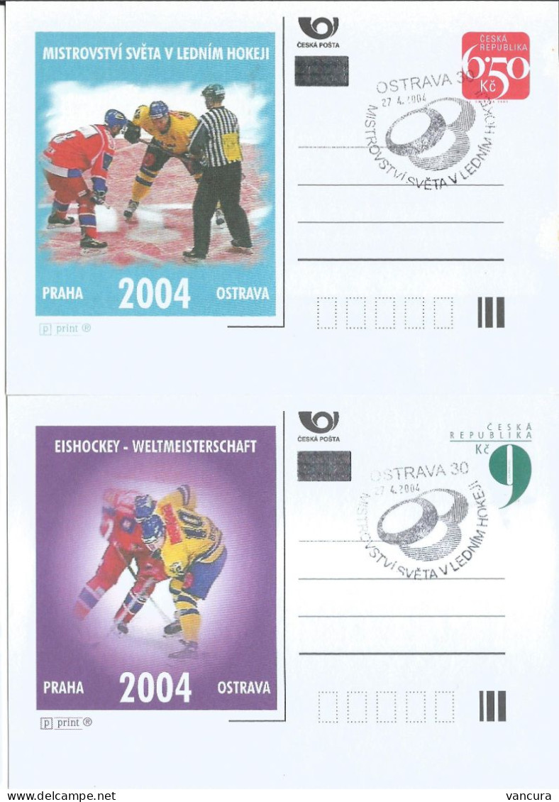 CDV B 468 Czech Republic  World Hockey Championship 2004 - Hockey (su Ghiaccio)