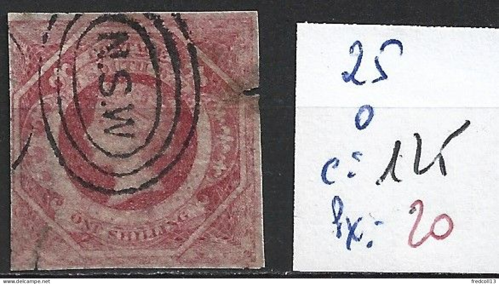 NEW SOUTH WALES 25 Oblitéré Côte 125 € - Used Stamps
