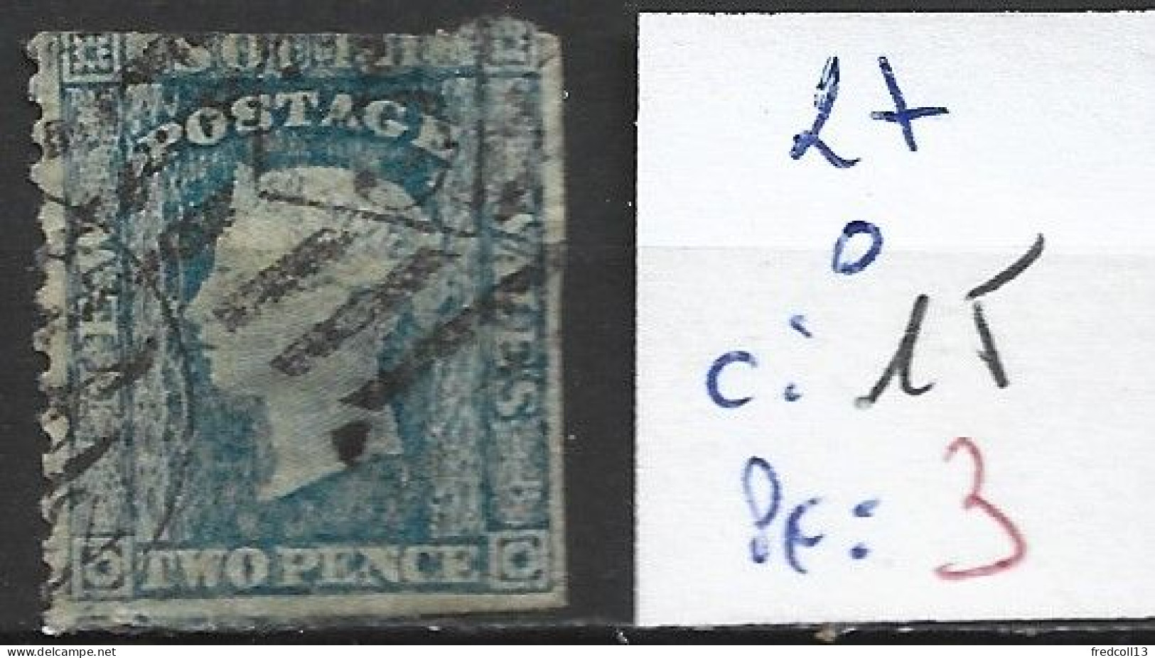 NEW SOUTH WALES 27 Oblitéré Côte 15 € - Used Stamps