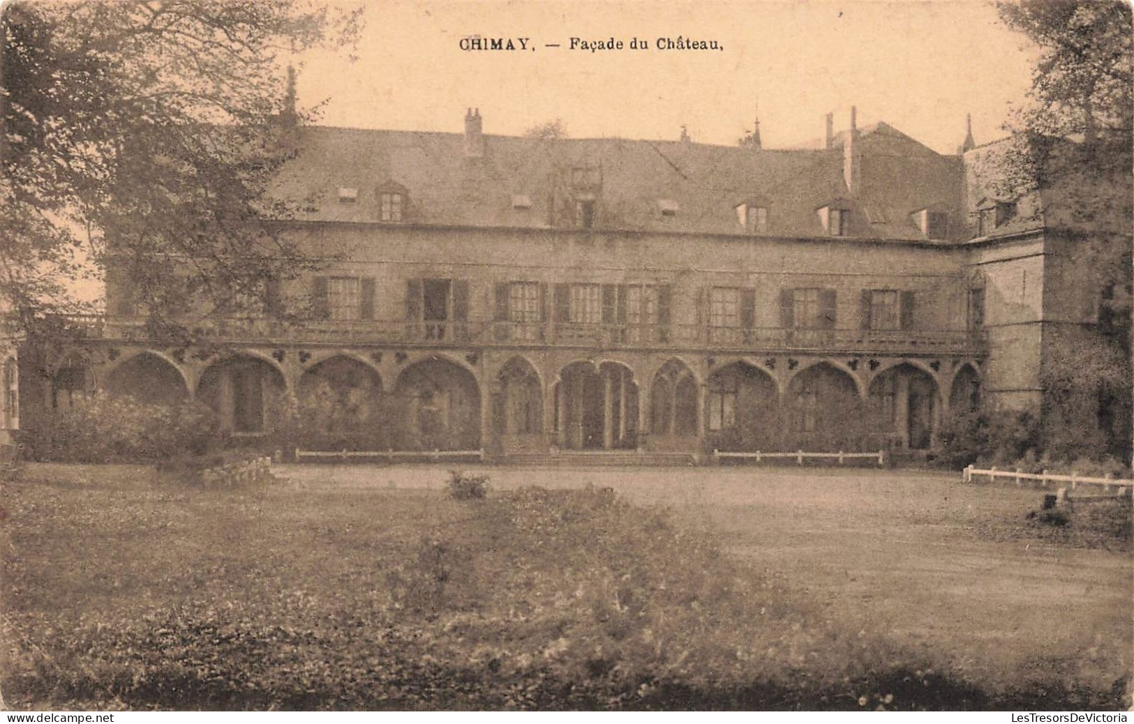 BELGIQUE - Chimay - Façade Du Château - Carte Postale Ancienne - Chimay