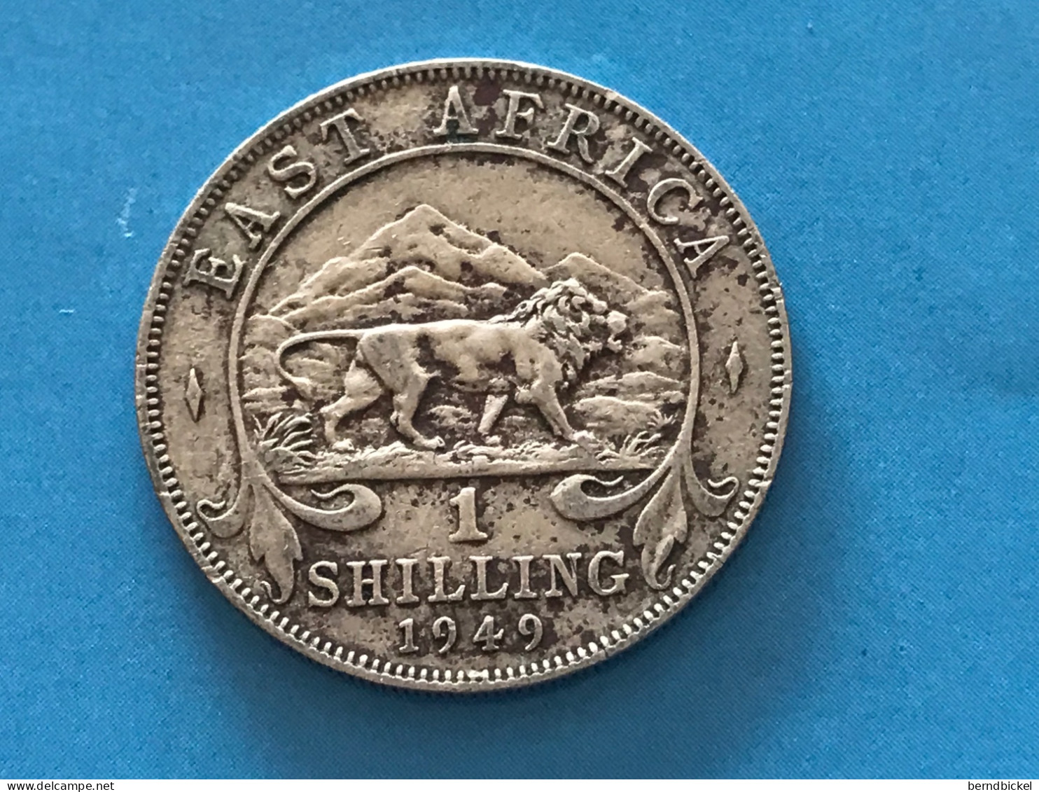 Münze Münzen Umlaufmünze East Africa 1 Shilling 1949 Münzzeichen H - Colonies