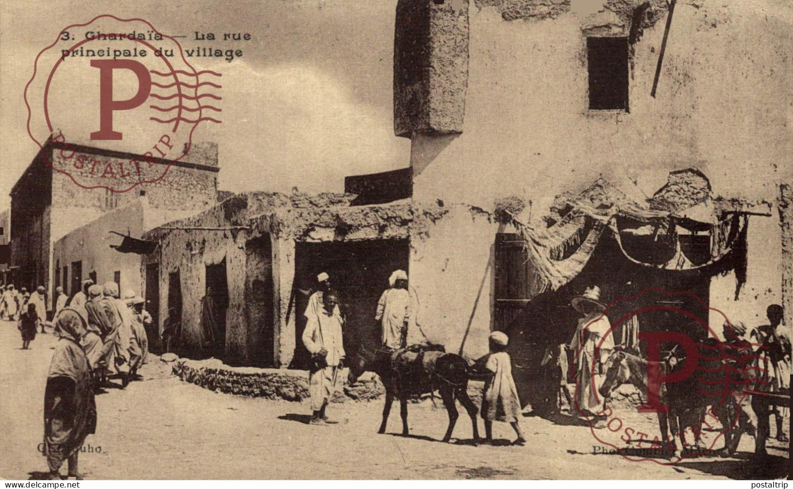 ARGELIA. ALGERIE. Ghardaïa - La Rue Principale Du Village - Ghardaïa