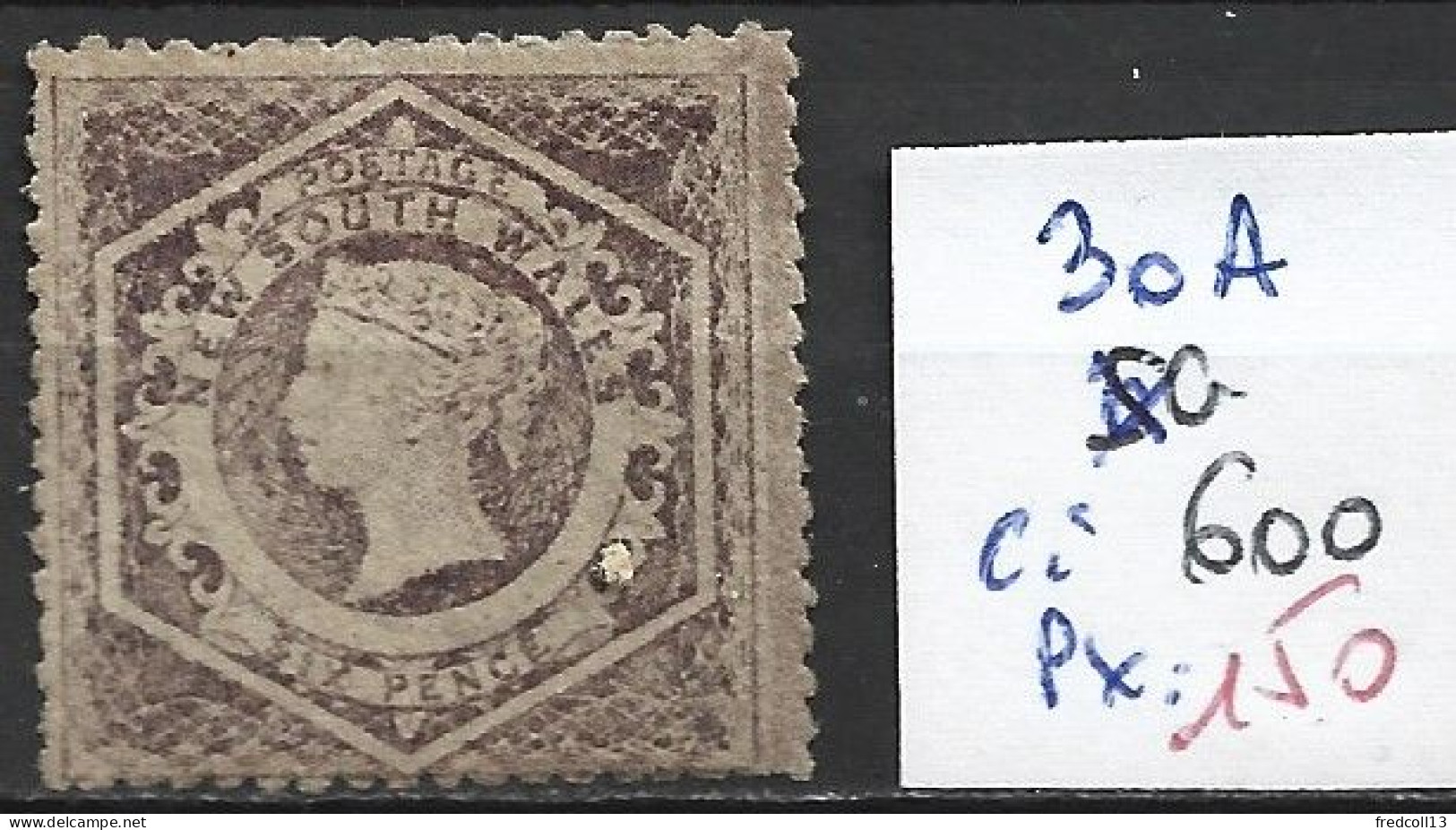 NEW SOUTH WALES 30A Sans Gomme Côte 600 € - Mint Stamps