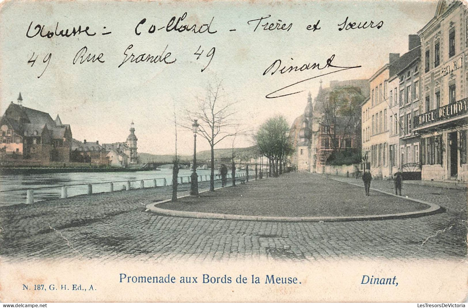 BELGIQUE - Dinant - Promenade Aux Bords De La Meuse - Carte Postale Ancienne - Dinant