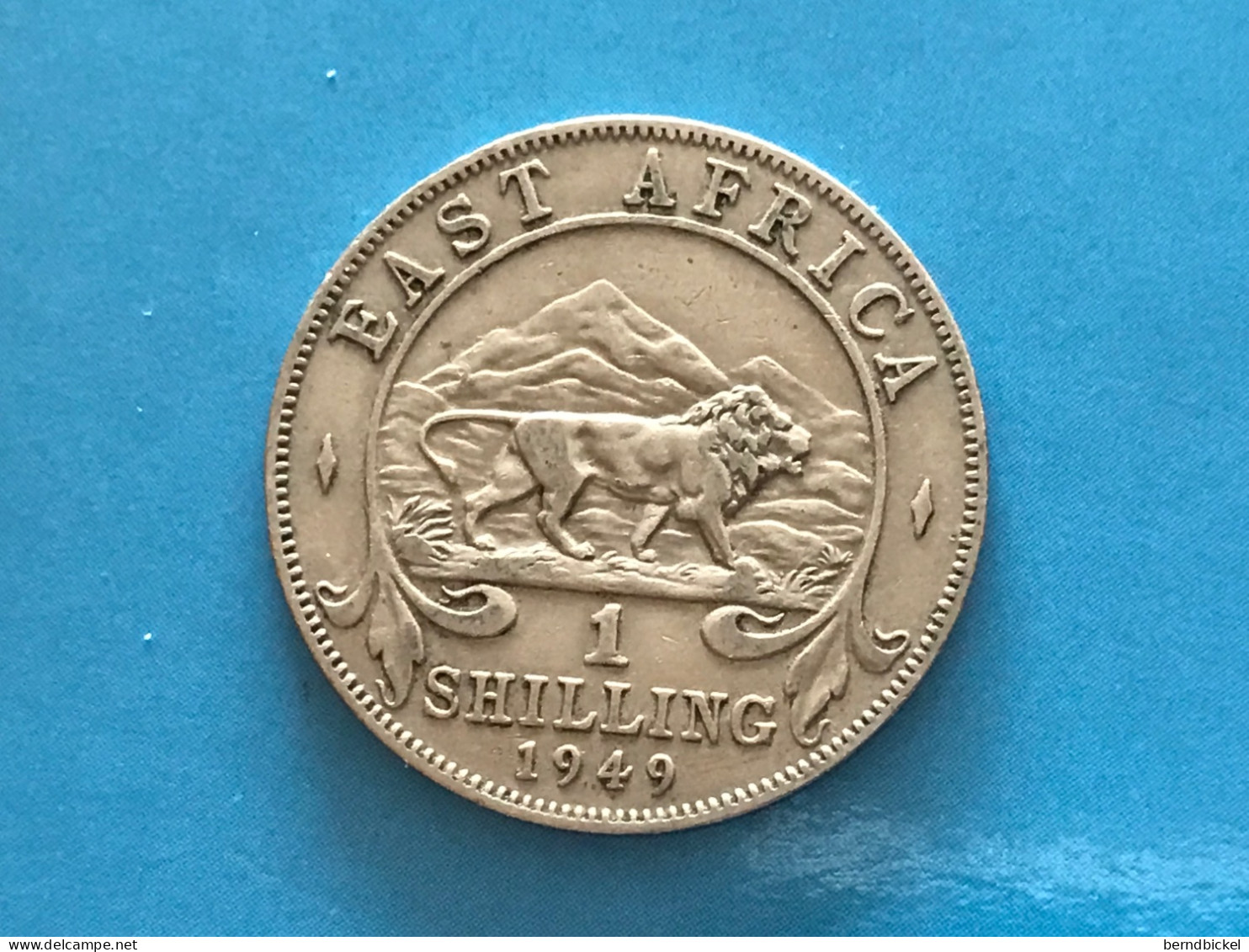 Münze Münzen Umlaufmünze East Africa 1 Shilling 1949 Ohne Münzzeichen - Colonias