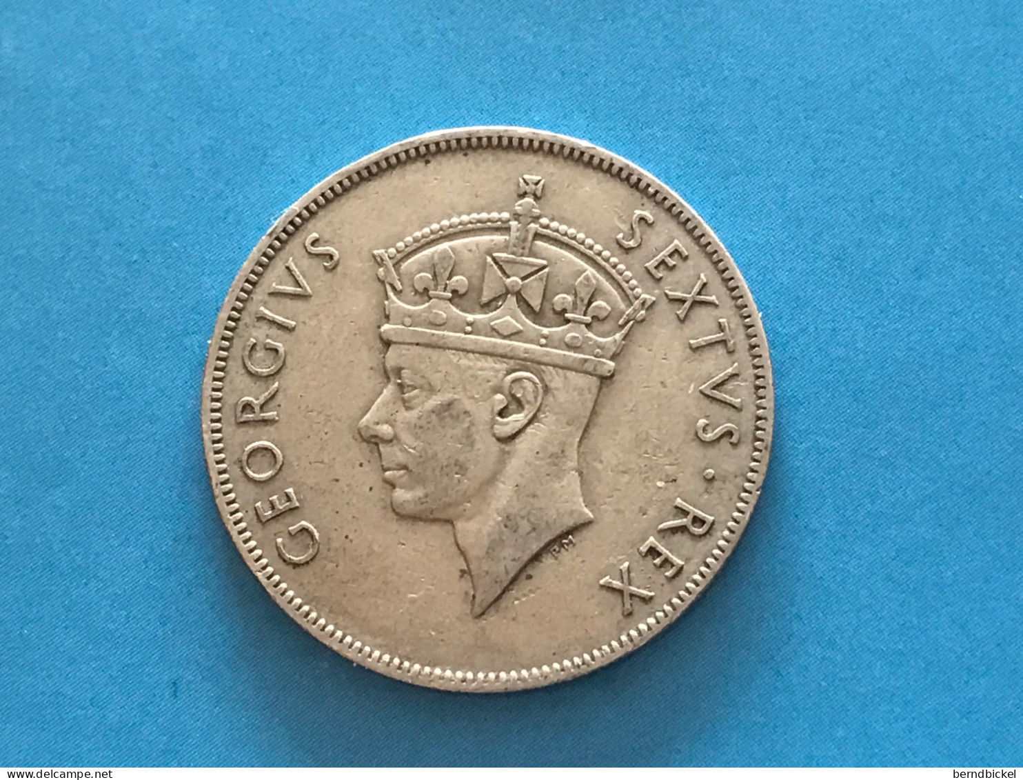 Münze Münzen Umlaufmünze East Africa 1 Shilling 1949 Ohne Münzzeichen - Colonie