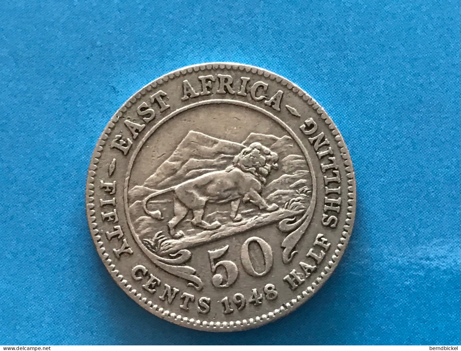 Münze Münzen Umlaufmünze East Africa 50 Cent 1948 - Kolonien