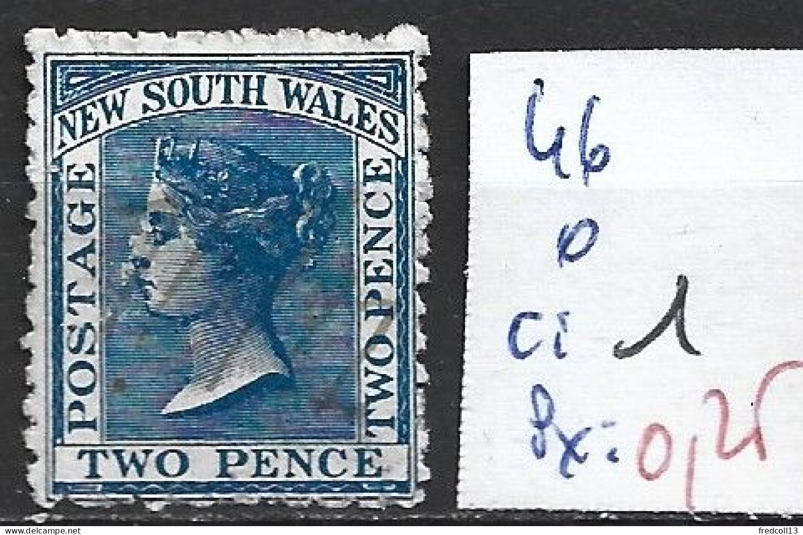 NEW SOUTH WALES 46 Oblitéré Côte 1 € - Gebruikt