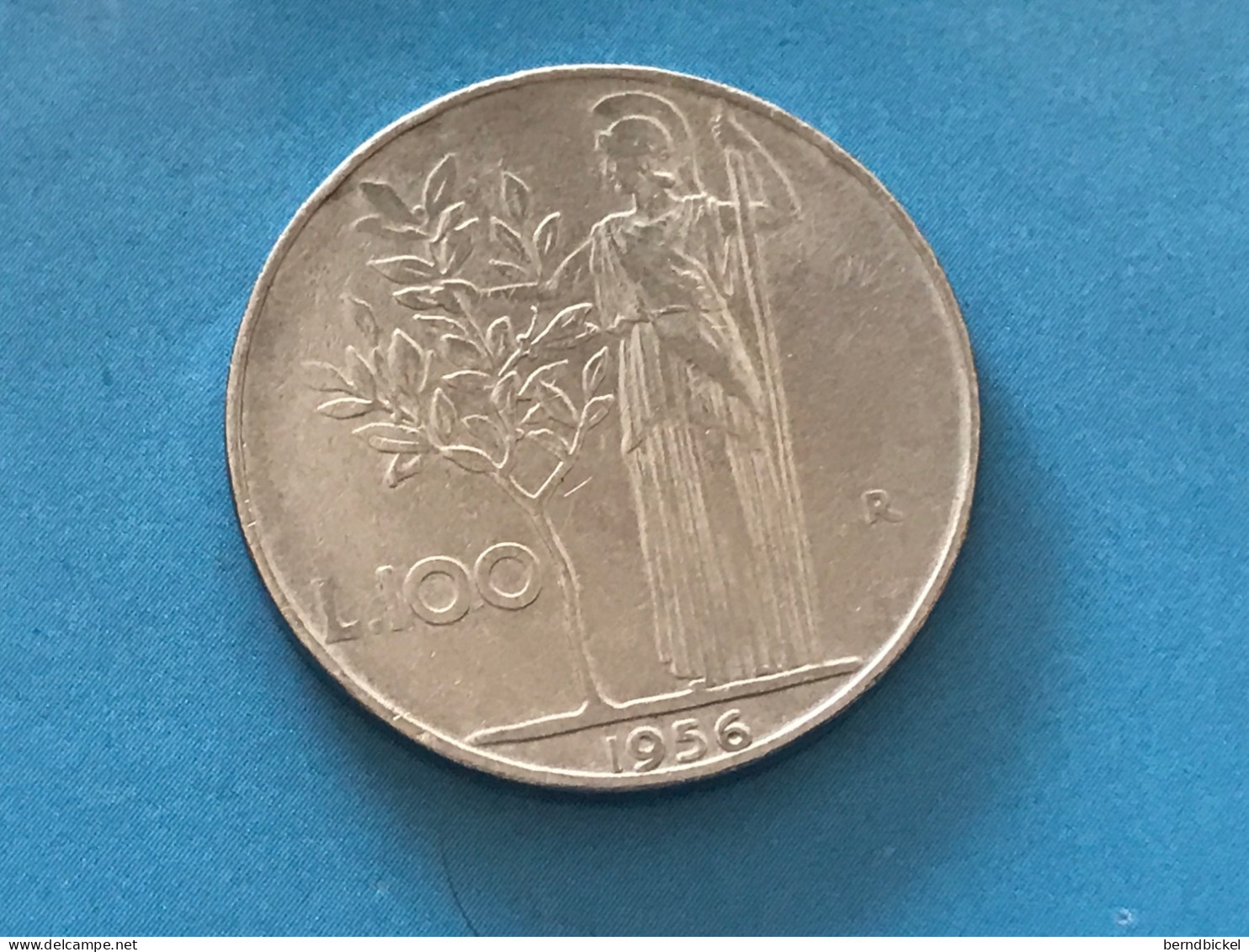 Münze Münzen Umlaufmünze Italien 100 Lire 1956 - 100 Lire