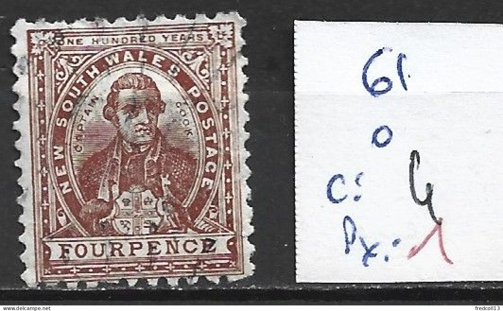 NEW SOUTH WALES 61 Oblitéré Côte 4 € - Used Stamps