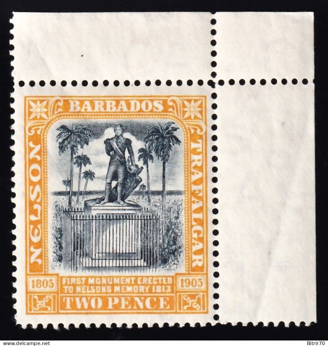 Barnados, 1907  Y&T. 86,  MH. - Barbados (...-1966)