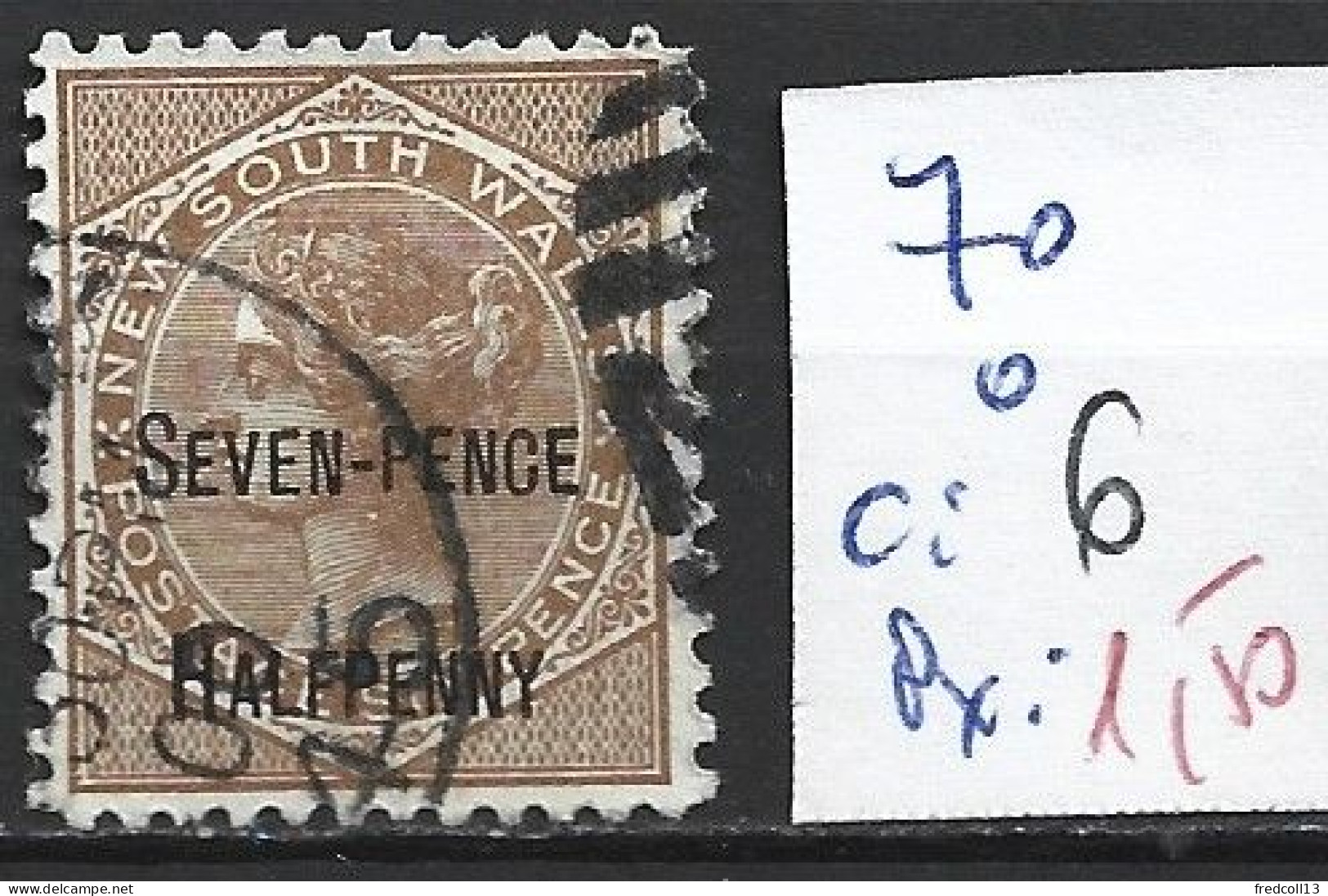 NEW SOUTH WALES 70 Oblitéré Côte 6 € - Used Stamps