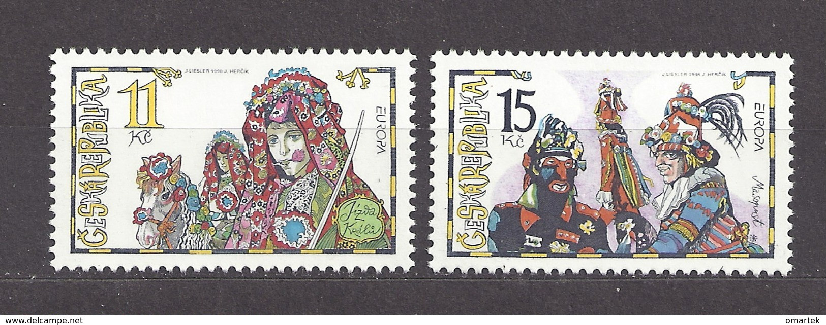 Czech Republic 1998 MNH ** Mi 182-183 Sc 3046-3047 EUROPA  National Festivals And Holidays. Tschechische Republik. - Nuevos