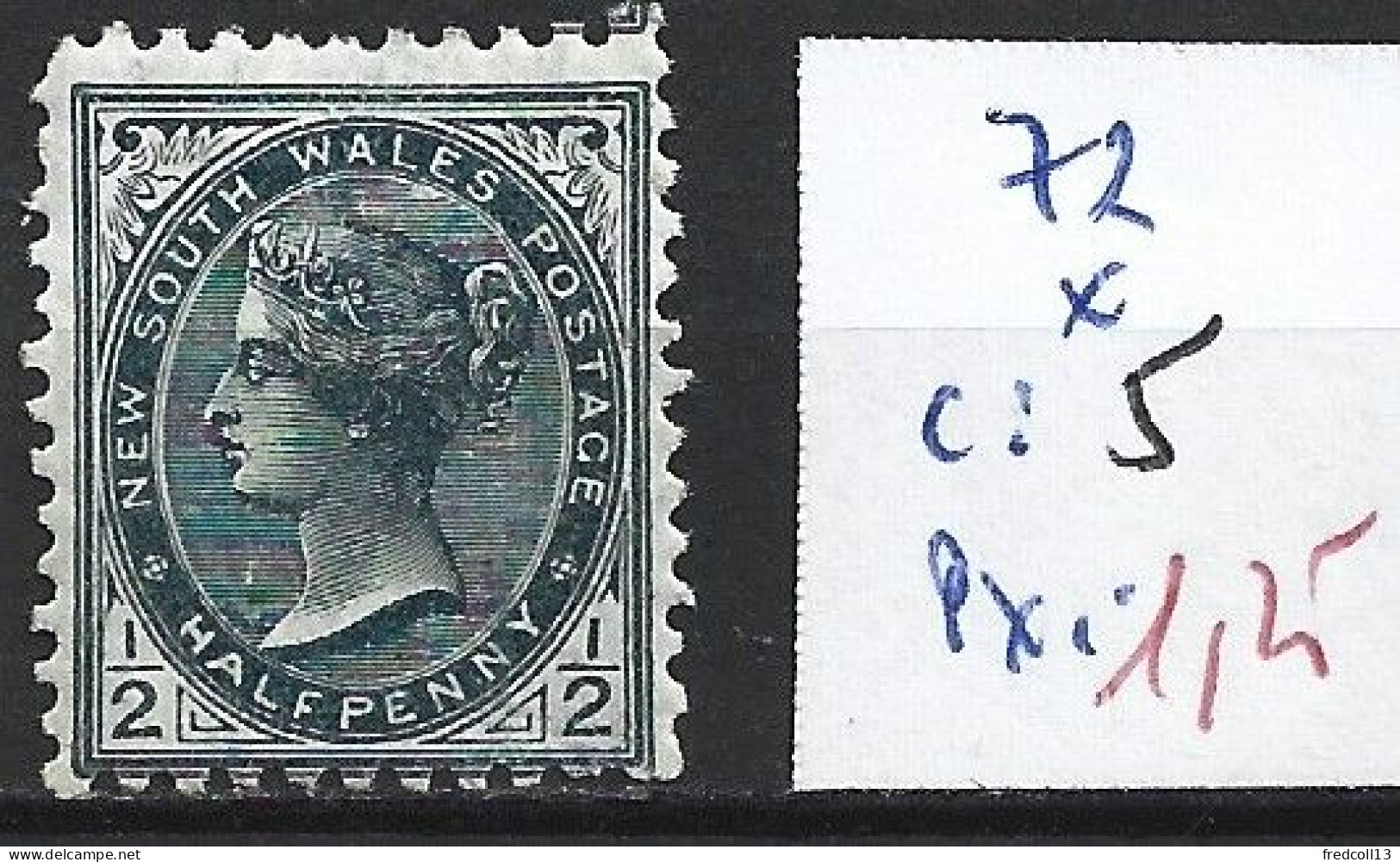 NEW SOUTH WALES 72 * Côte 5 € - Mint Stamps