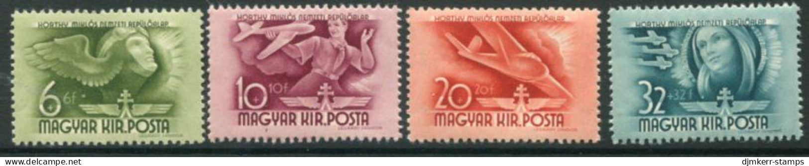 HUNGARY 1941 Horthy Aviation Fund MNH / **.  Michel 651-54 - Nuevos