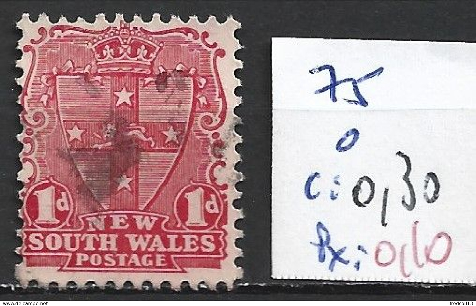 NEW SOUTH WALES 75 Oblitéré Côte 0.30 € - Used Stamps