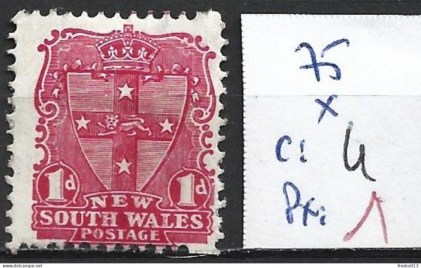 NEW SOUTH WALES 75 * Côte 4 € - Mint Stamps