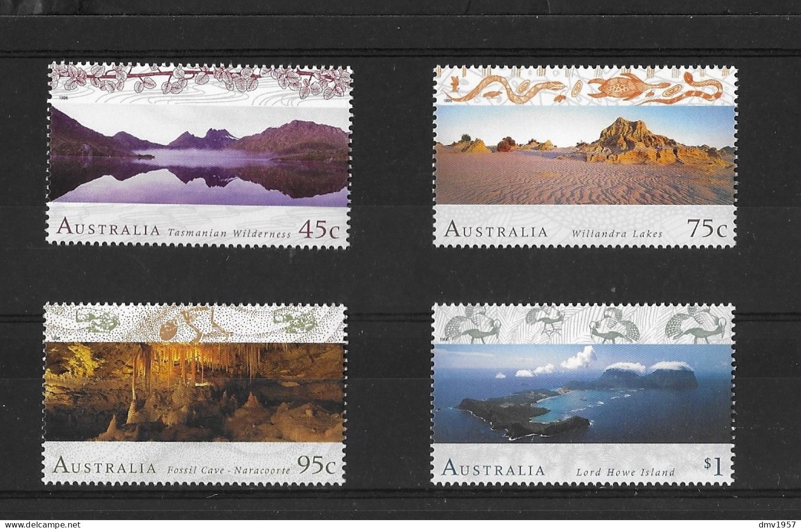 Australia 1996 MNH World Heritage Sites (2nd Series) Sg 1582/5 - Ungebraucht