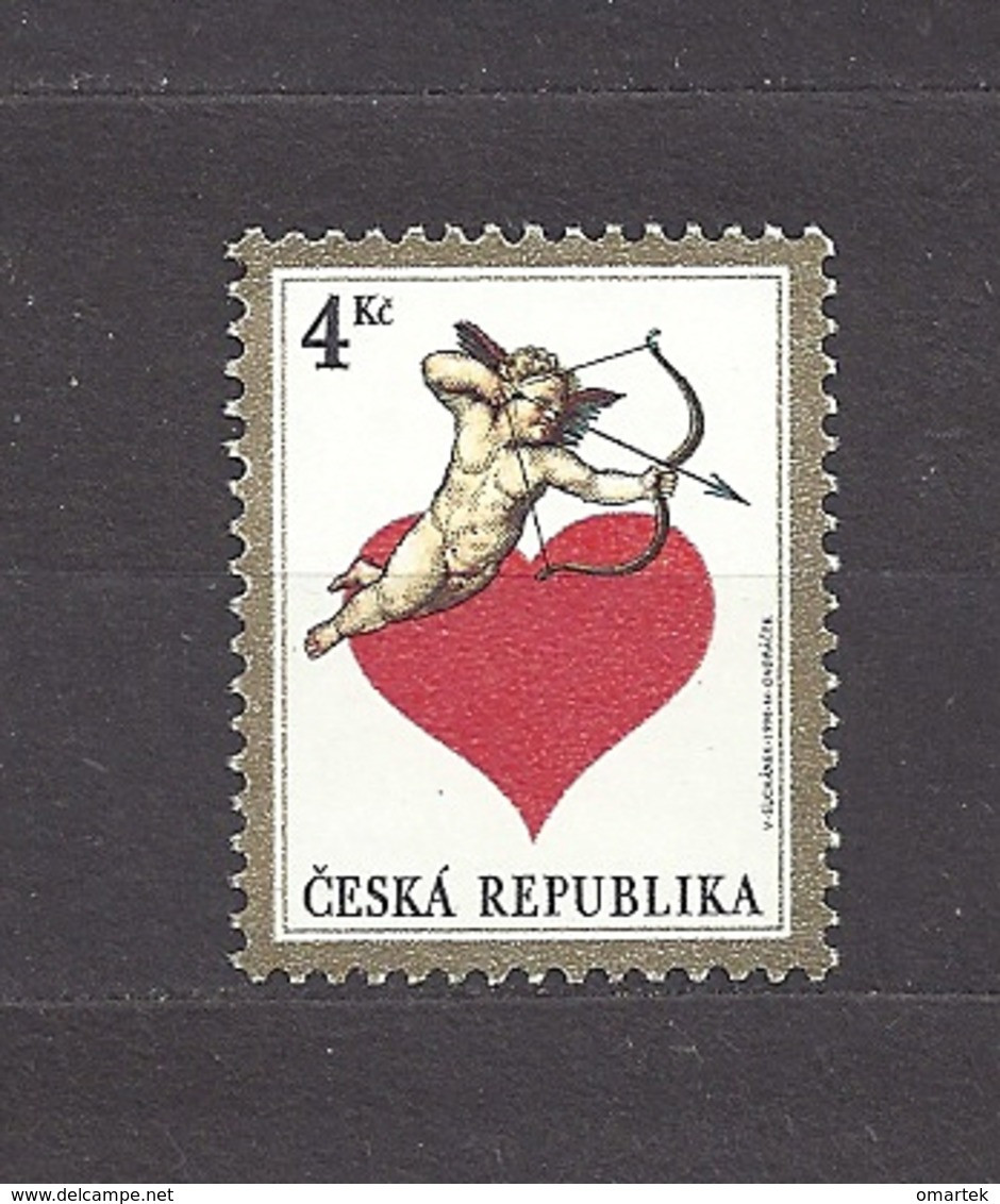 Czech Republic Tschechische Republik 1998 MNH ** Mi 168 Sc 3034 Grussmarke. Love. - Nuovi