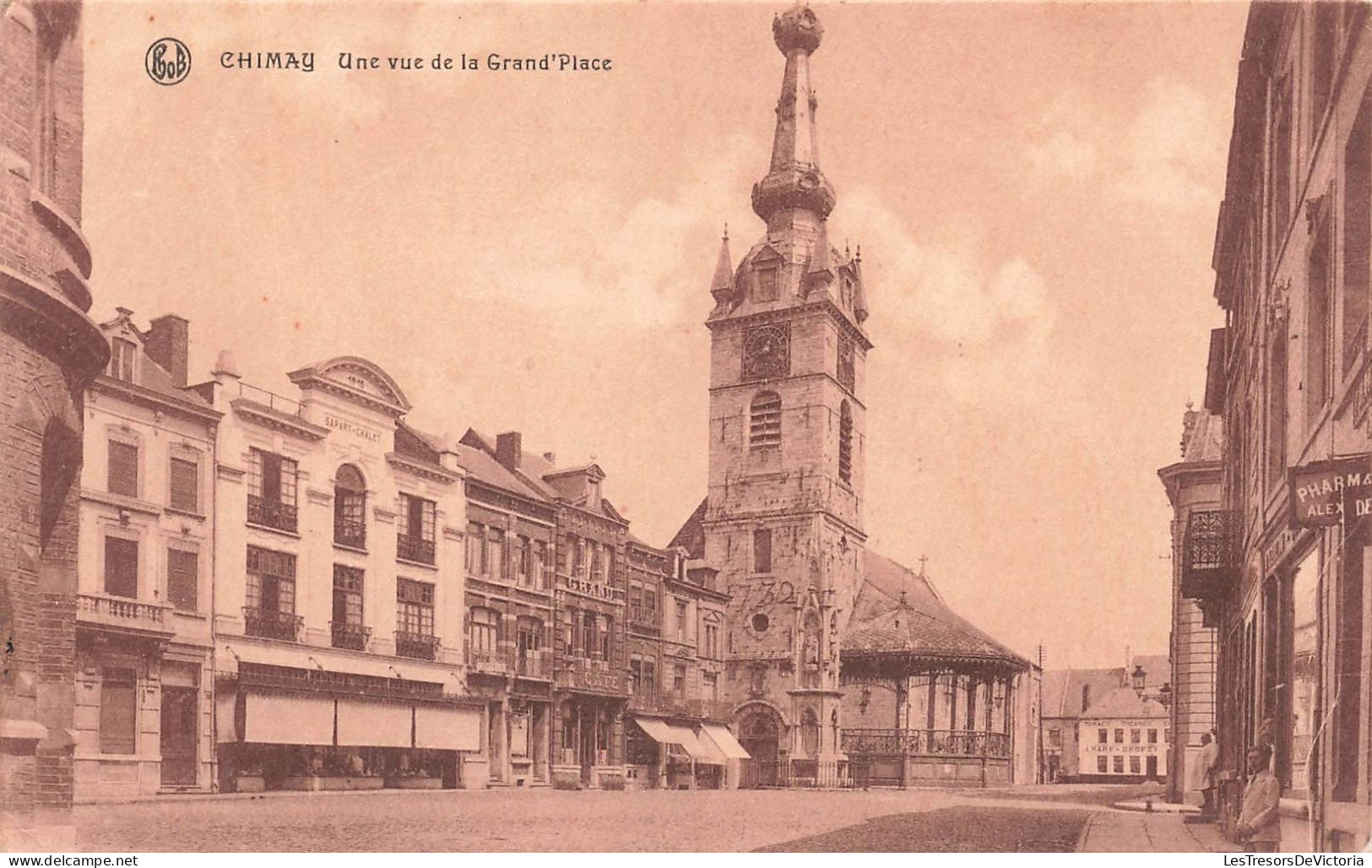 BELGIQUE - Chimay - Une Vue De La Grand'place - Carte Postale Ancienne - Chimay