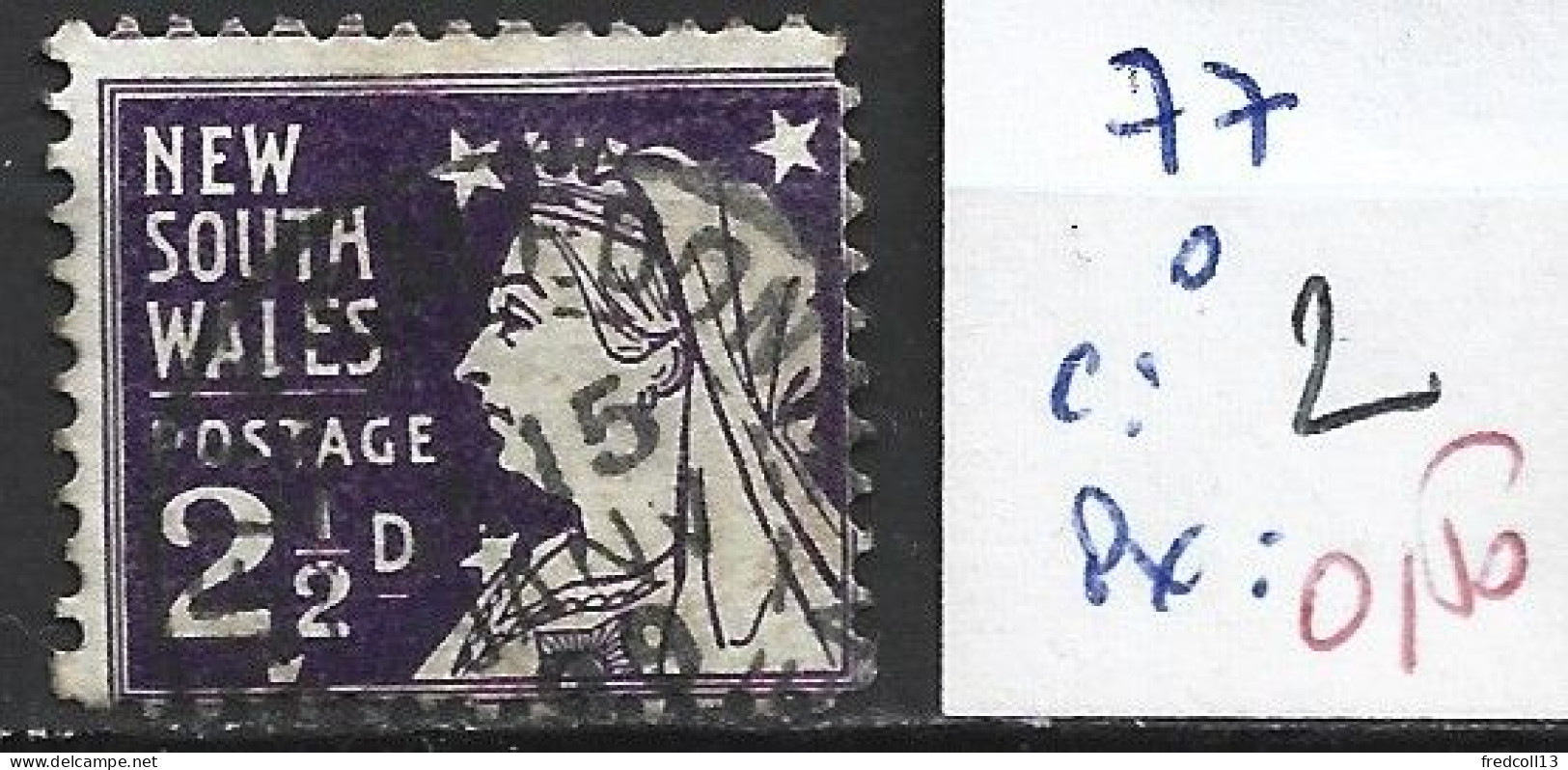 NEW SOUTH WALES 77 Oblitéré Côte 2 € - Used Stamps