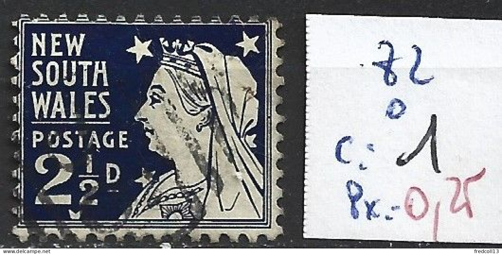 NEW SOUTH WALES 82 Oblitéré Côte 1 € - Used Stamps