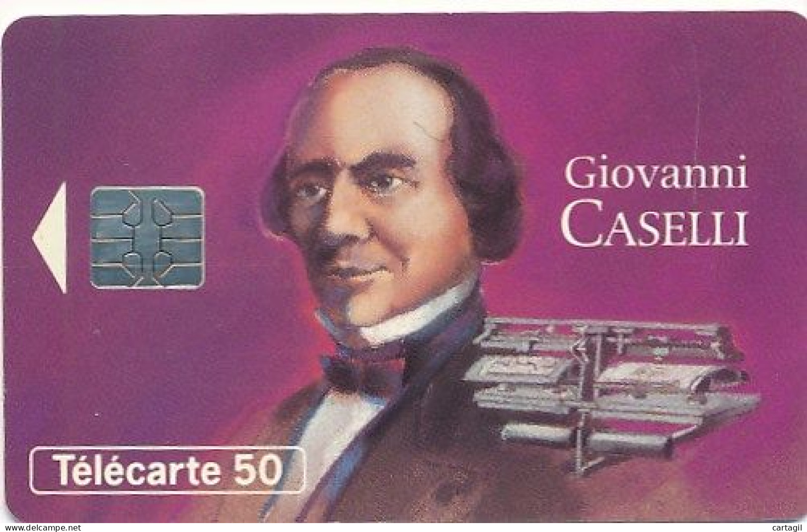 Télécarte ( 03/94) France-Giovanni Caselli (motif, état, Unités, Etc Voir Scan) + Port - Non Classés