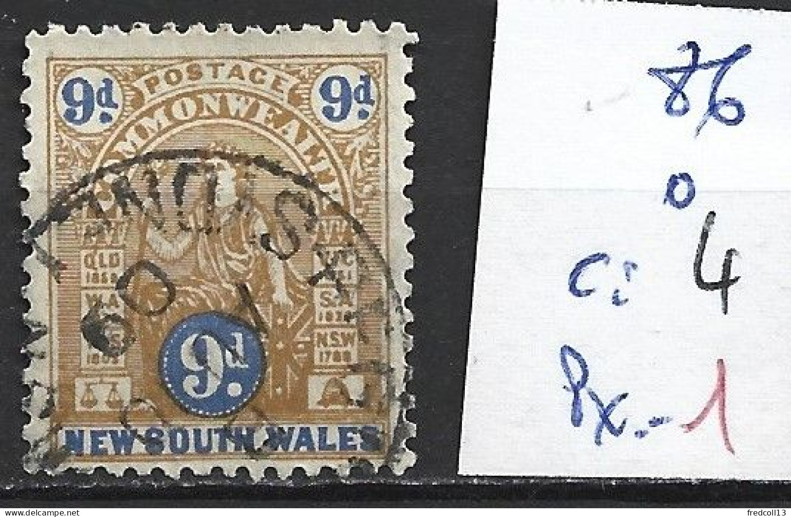 NEW SOUTH WALES 86 Oblitéré Côte 4 € - Used Stamps