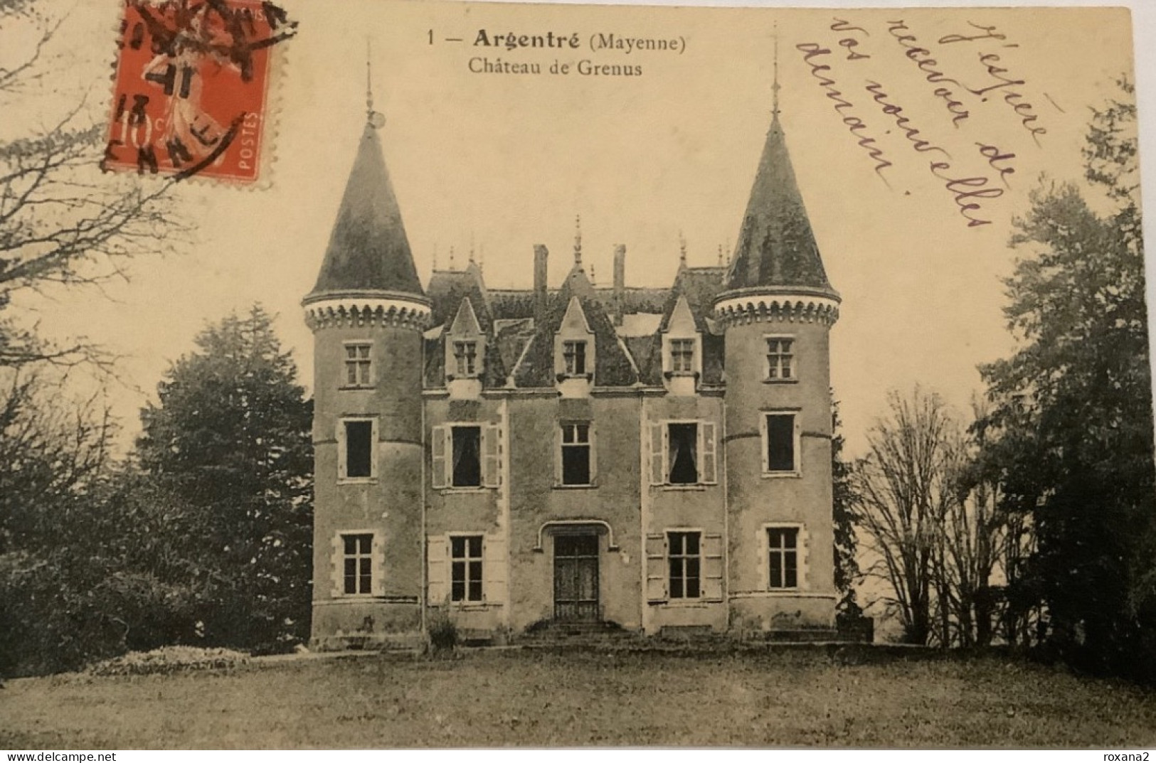 53 Argentre Chateau De Grenusse - Argentre