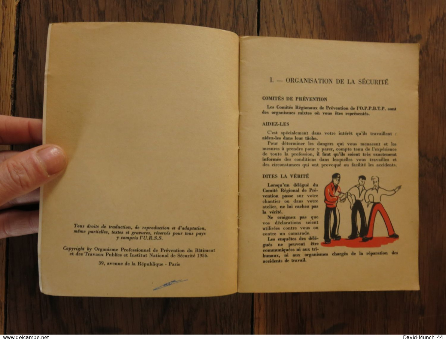 Conseils De Sécurité à L'usage Des Ouvriers Et Apprentis De Tous Les Corps De Profession. 1960 - Bricolage / Technique