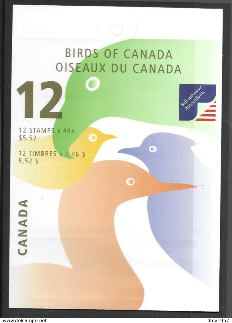 Canada 2000 S/A Birds (5th Series) SB238 Booklet - Libretti Completi