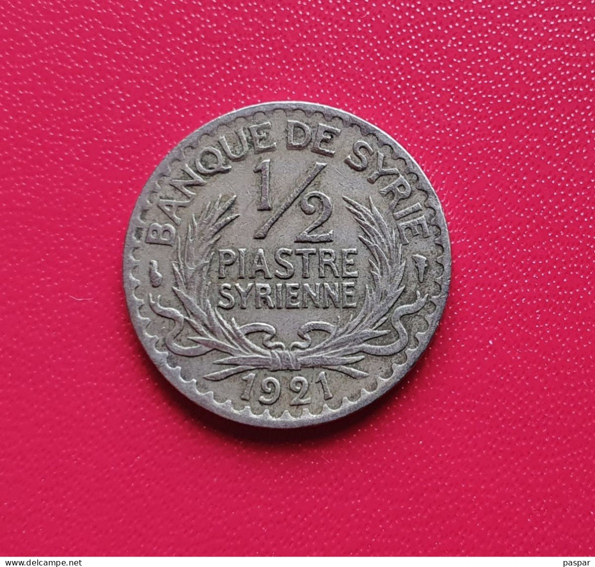 Banque De Syrie 1/2 Piastre Syrienne 1921 - Syrië