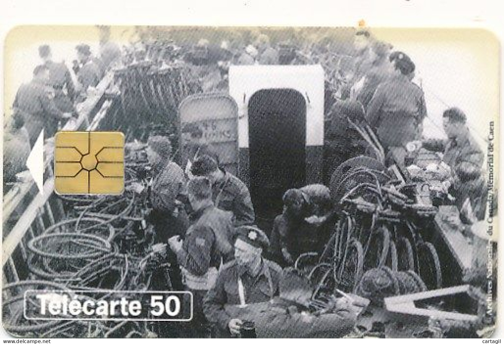 Télécarte France ( 06/94) 50ans Débarquement 1944 (motif, état, Unités, Etc Voir Scan) + Port - Zonder Classificatie